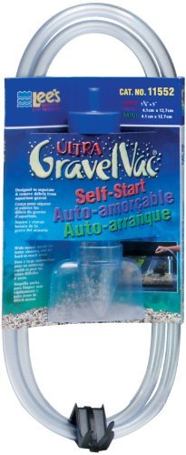 Lee's Ultra Self-Start GravelVac with Nozzle & Clip - Mini - 5"