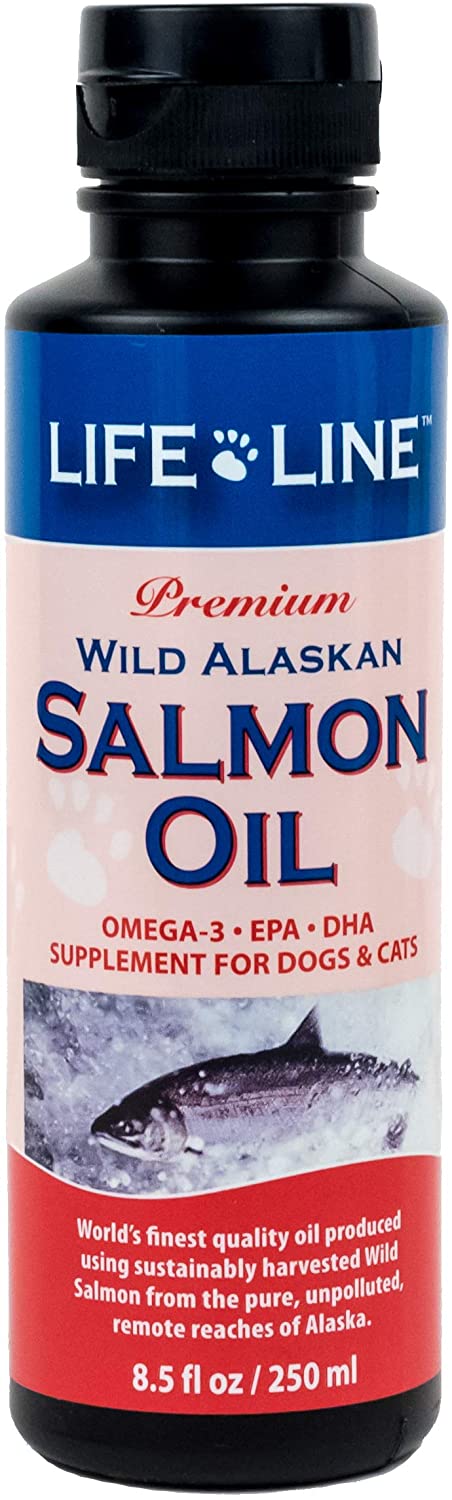 Life Line Vet Resource Group Wild Arctic Salmon Oil Cat and Dog Supplements - 8 oz