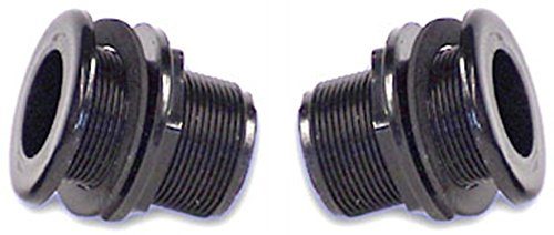 Lifegard Aquatics Double Threaded Bulkhead - 1"  