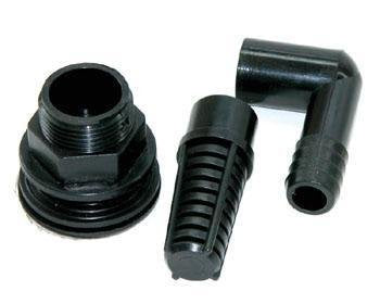 Lifegard Aquatics Slip Bulkhead Fitting Kit - 1/2