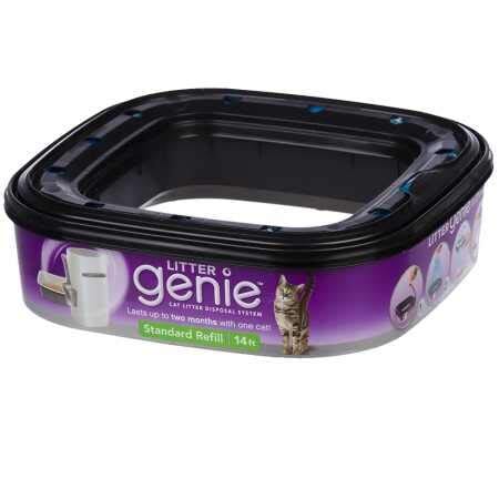 Litter Genie Litter Genie Plus Refill Cat Litter Disposal System - Black - 1 Pack  