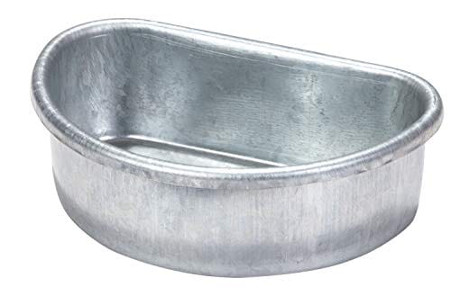 Little Giant Coop Cup Galvanized Small Animal Feeding Dish - .5 Pt  