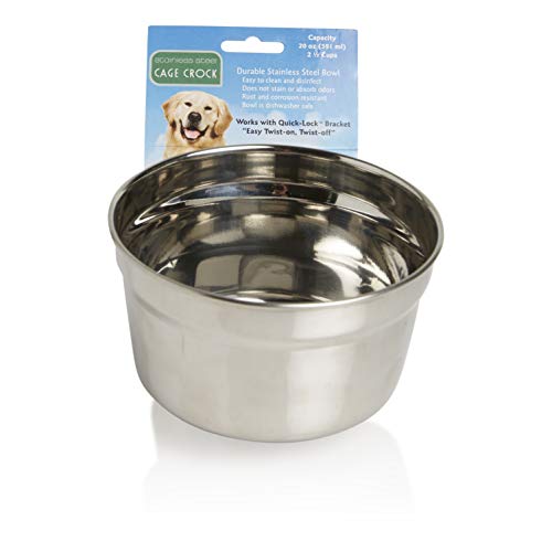 Lixit Stainless Steel Crock Bowl - 20 oz  