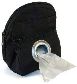 Lola Bean Black Backpack Dispenser & P/U Pet Waste Bags Pooch