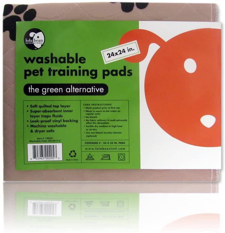 Lola Bean Washable and Re-usable Pet Training Pads 24