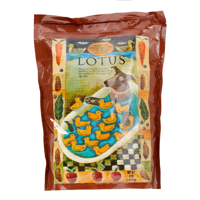 Lotus Grain-Free Adult Duck Sweet Potato Dry Dog Food - 4 lbs