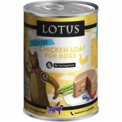 Lotus Grain-Free Loaf Chicken Canned Dog Food - 12.5 Oz - Case of 12