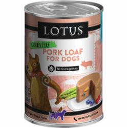 Lotus Grain-Free Loaf Pork Canned Dog Food - 12.5 Oz - Case of 12