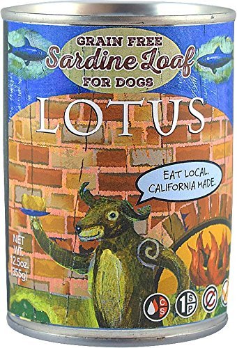 Lotus Grain-Free Loaf Sardine Canned Dog Food Canned Dog Food - 12.5 Oz - Case of 12  
