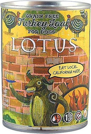Lotus Grain-Free Loaf Turkey Canned Dog Food - 12.5 Oz - Case of 12