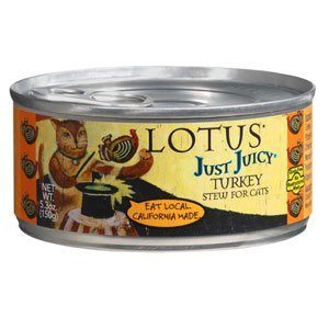 Lotus Just Juicy Stew Turkey Canned Cat Food - 2.5 Oz - Case of 24