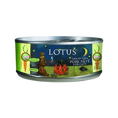 Lotus Pate Grain-Free Pork Canned Cat Food - 5.3 Oz - Case of 24