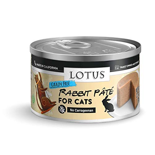 Lotus Pate Grain-Free Rabbit Canned Cat Food - 2.75 Oz - Case of 24  