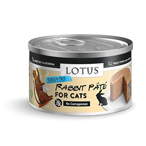 Lotus Pate Grain-Free Rabbit Canned Cat Food - 2.75 Oz - Case of 24
