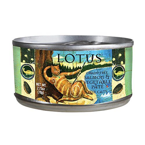 Lotus Pate Grain-Free Salmon Canned Cat Food - 2.75 Oz - Case of 24
