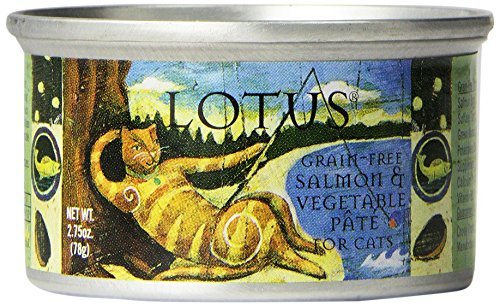 Lotus Pate Grain-Free Salmon Canned Cat Food - 5.3 Oz - Case of 24