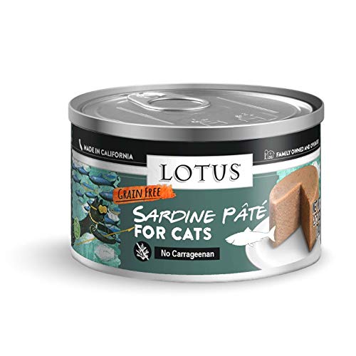 Lotus Pate Grain-Free Sardine Canned Cat Food - 2.75 Oz - Case of 24