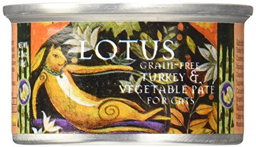 Lotus Pate Grain-Free Turkey Canned Cat Food - 12.5 Oz - Case of 12