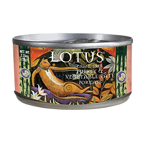 Lotus Pate Grain-Free Turkey Canned Cat Food - 2.75 Oz - Case of 24