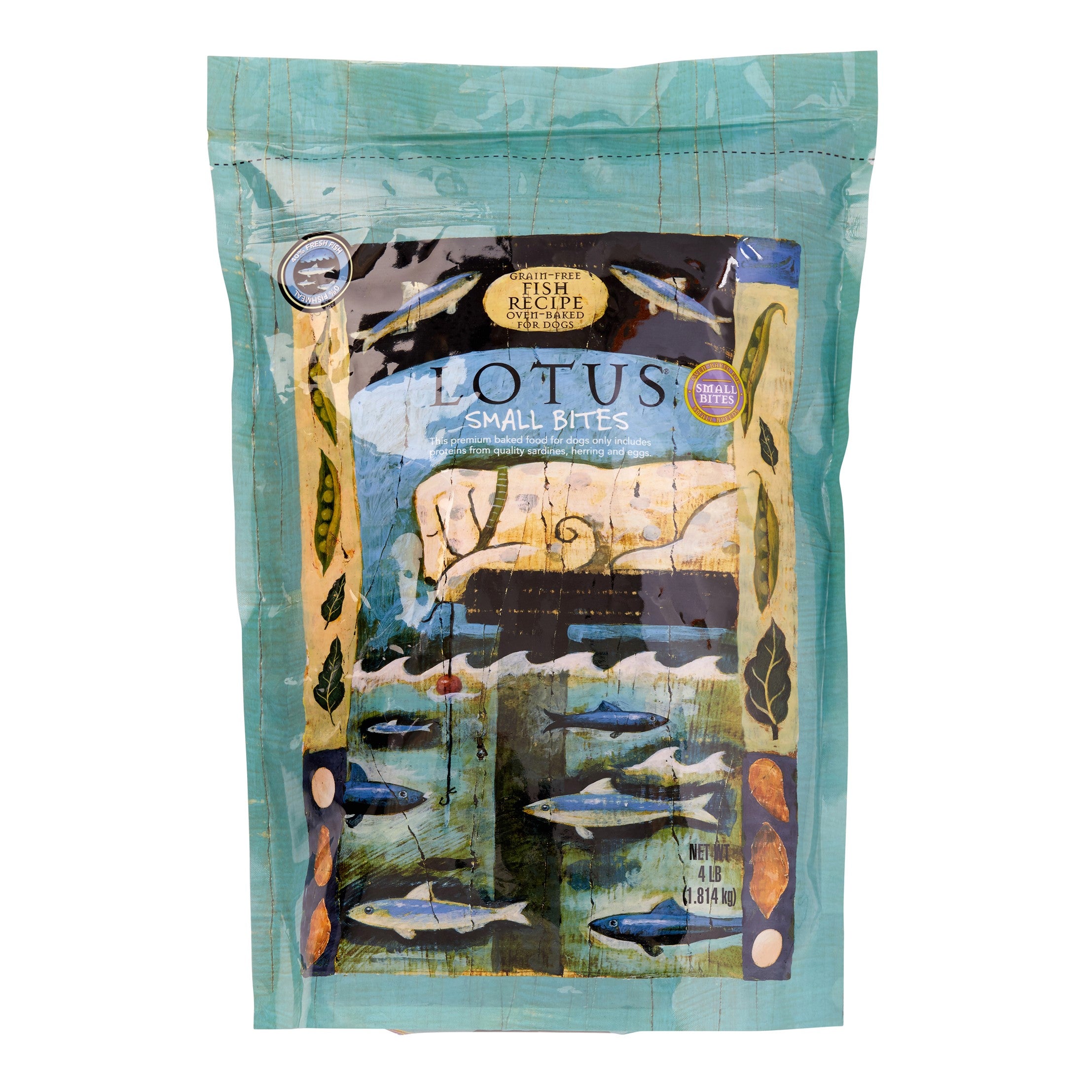 Lotus Small Bites Grain-Free Sardine Pollock Dry Dog Food - 4 lbs  