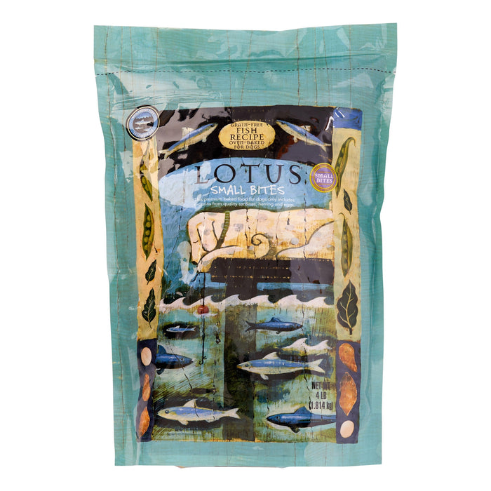 Lotus Small Bites Grain-Free Sardine Pollock Dry Dog Food - 4 lbs