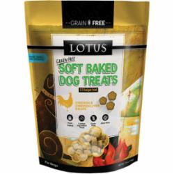 Lotus Soft Baked Grain-Free Dog Treats Chicken Liver - 10 Oz  