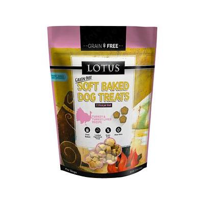 Lotus Soft Baked Grain-Free Dog Treats Turkey Liver - 10 Oz  