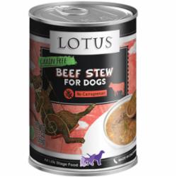 Lotus Stew Grain-Free Beef Asparagus Stew Canned Dog Food - 12.5 Oz - Case of 12  