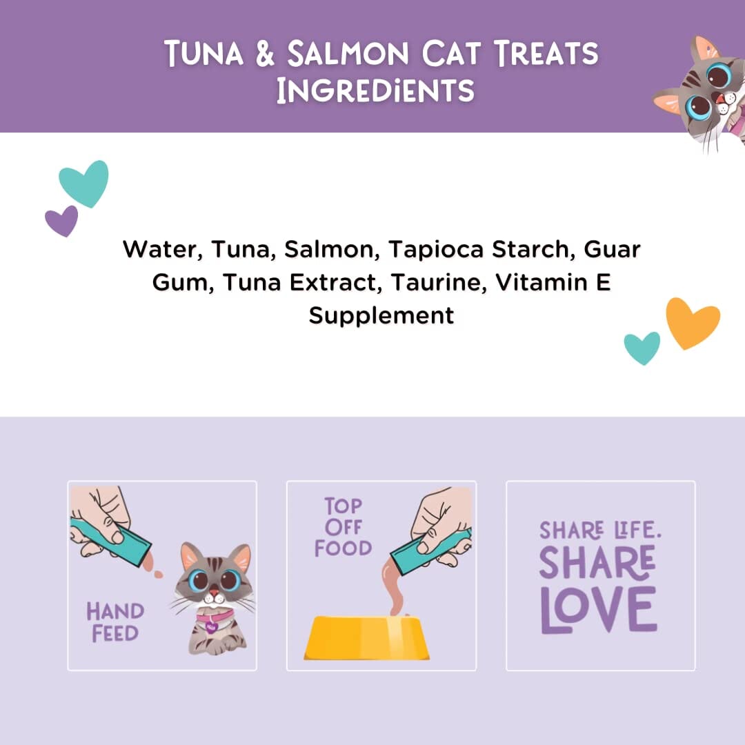 Love Nala Tuna Plus Salmon Squeezable Mousse Wet Cat Food - 2 Oz - 4 Count  