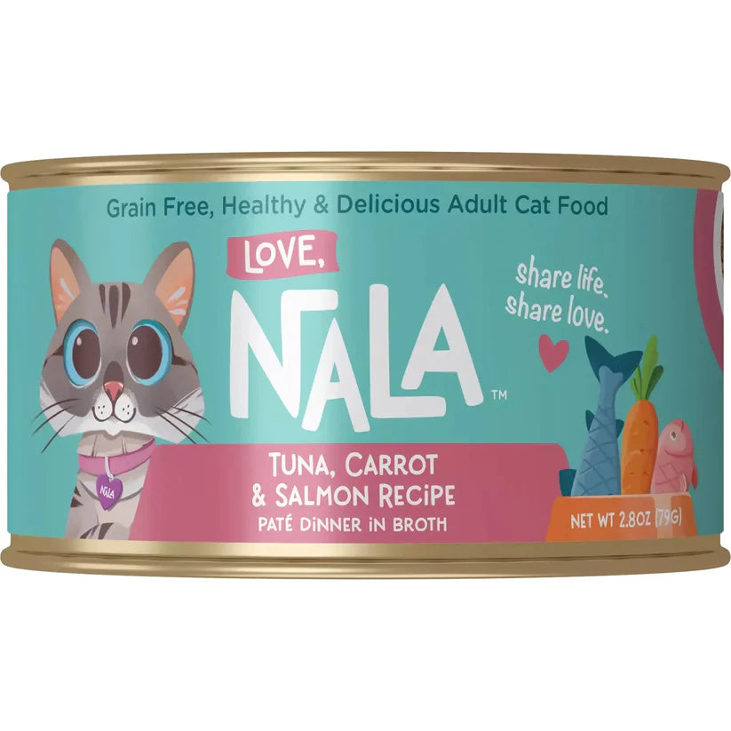 Love Nala Tuna Salmon and Carrot Pate Canned Cat Food - 2.8 Oz - Case of 12  