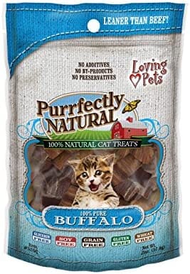 Loving Pets Purely Natural Buffalo Meat Strips Cat Treats - Buffalo - 2 Oz