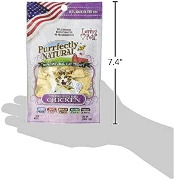 Loving Pets Purely Natural Freeze Dried Cat Treats - Chicken - .6 Oz  