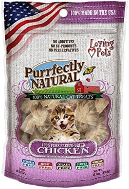 Loving Pets Purely Natural Freeze Dried Cat Treats - Chicken - .6 Oz