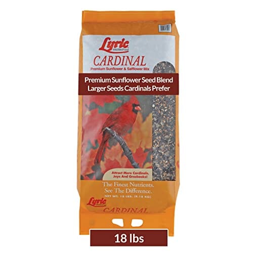 Lyric Cardinal Sunflower & Safflower Mix Wild Bird Food - 18 Lbs  