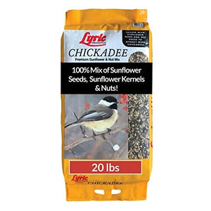 Lyric Chickadee Premium Sunflower & Nut Mix Bird Food - 20 Lbs