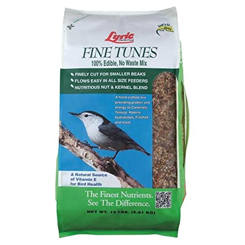 Lyric Fine Tunes No Waste Wild Bird Mix - 15 Lbs  