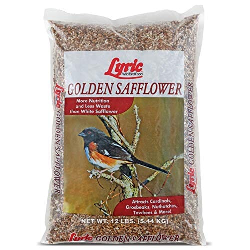 Lyric Golden Safflower Wild Bird Food - 12 Lbs  