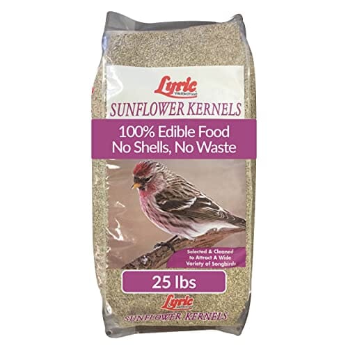 Lyric Sunflower Kernels Wild Bird Food - 25 Lbs