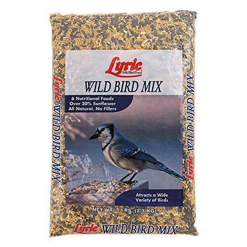 Lyric Wild Bird Food Seed Mix - 5 Lbs - 8 Pack  