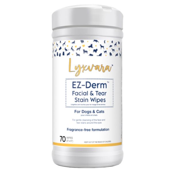 Lyxvara Dog EZ DERM Wipes Fragrance Free  