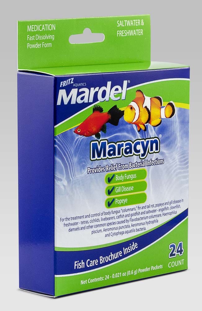 Mardel Maracyn Antibacterial Medication - 0.021 Oz - 24 Count  