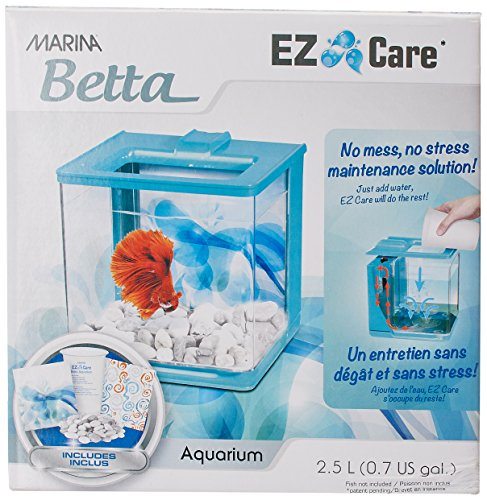 Marina Betta EZ Care Aquarium - Blue  