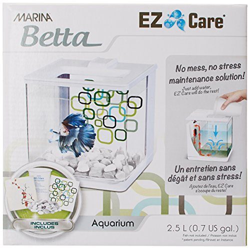 Marina Betta EZ Care Aquarium - White  