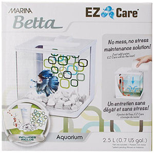 Marina Betta EZ Care Aquarium - White