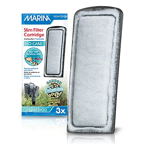Marina Bio-Carb Cartridges for Slim Filters - 3 pk
