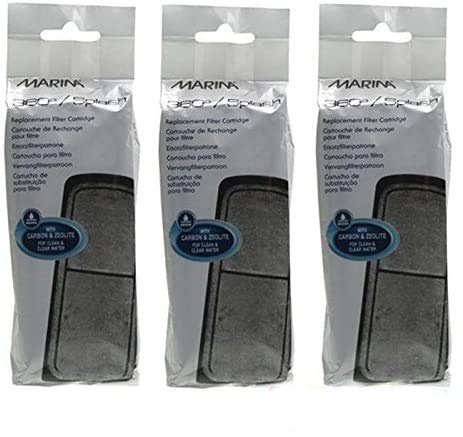 Marina Filter Cartridges for 360 & Splash Aquariums - 4 pk  