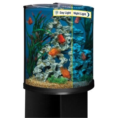 Marineland Half Moon Aquarium Combo Kit Aquatics Starter Kits - 30 Gal  