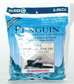 Marineland Penguin Power Filter Cartridge Aquarium Filter Insert - Size C - 3 Pack  