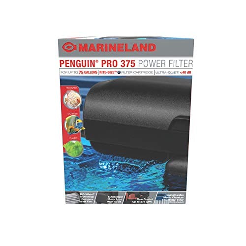 Marineland Penguin Pro 375 Power External Aquarium Filter - Up To 75 Gal  