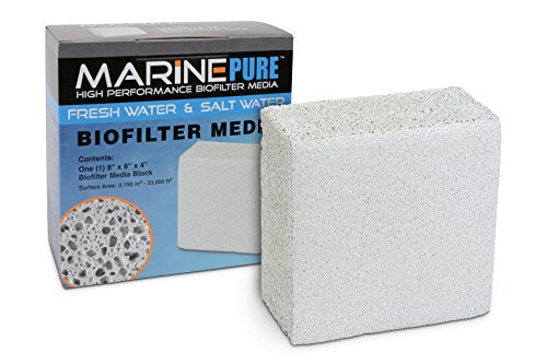 MarinePure Biofilter Media Block - 8" x 8" x 4"  